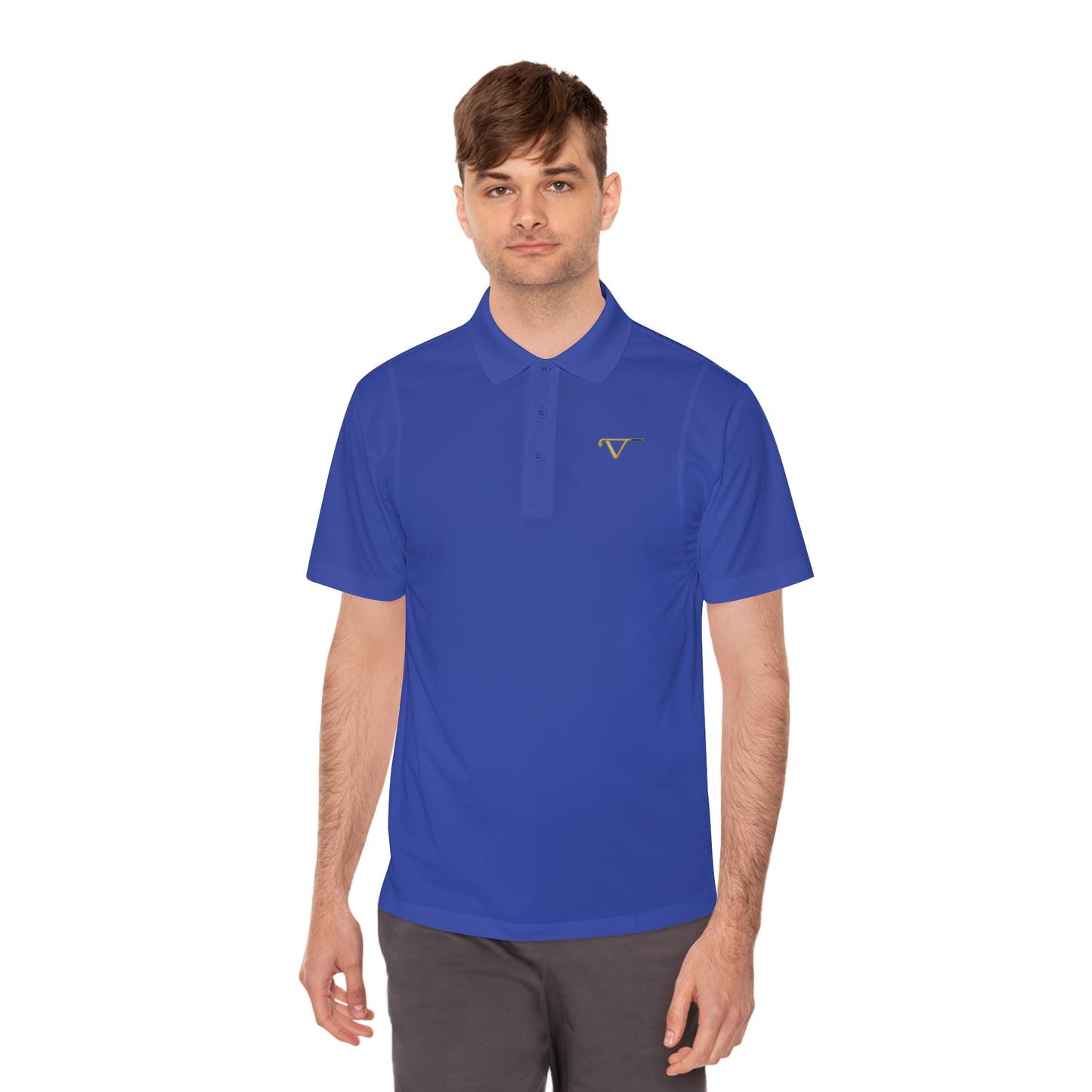 Men's ViaPar Logo Sport Polo Shirt - Stylish Athletic Wear