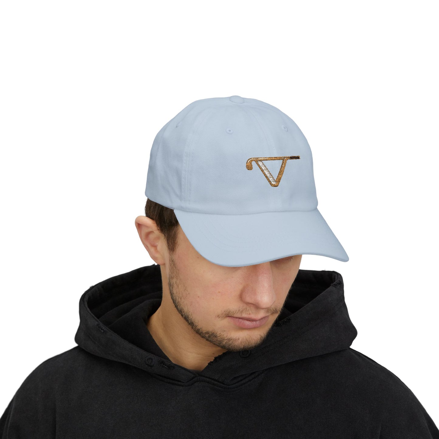 Classic Golf Hat with Elegant Embroidery