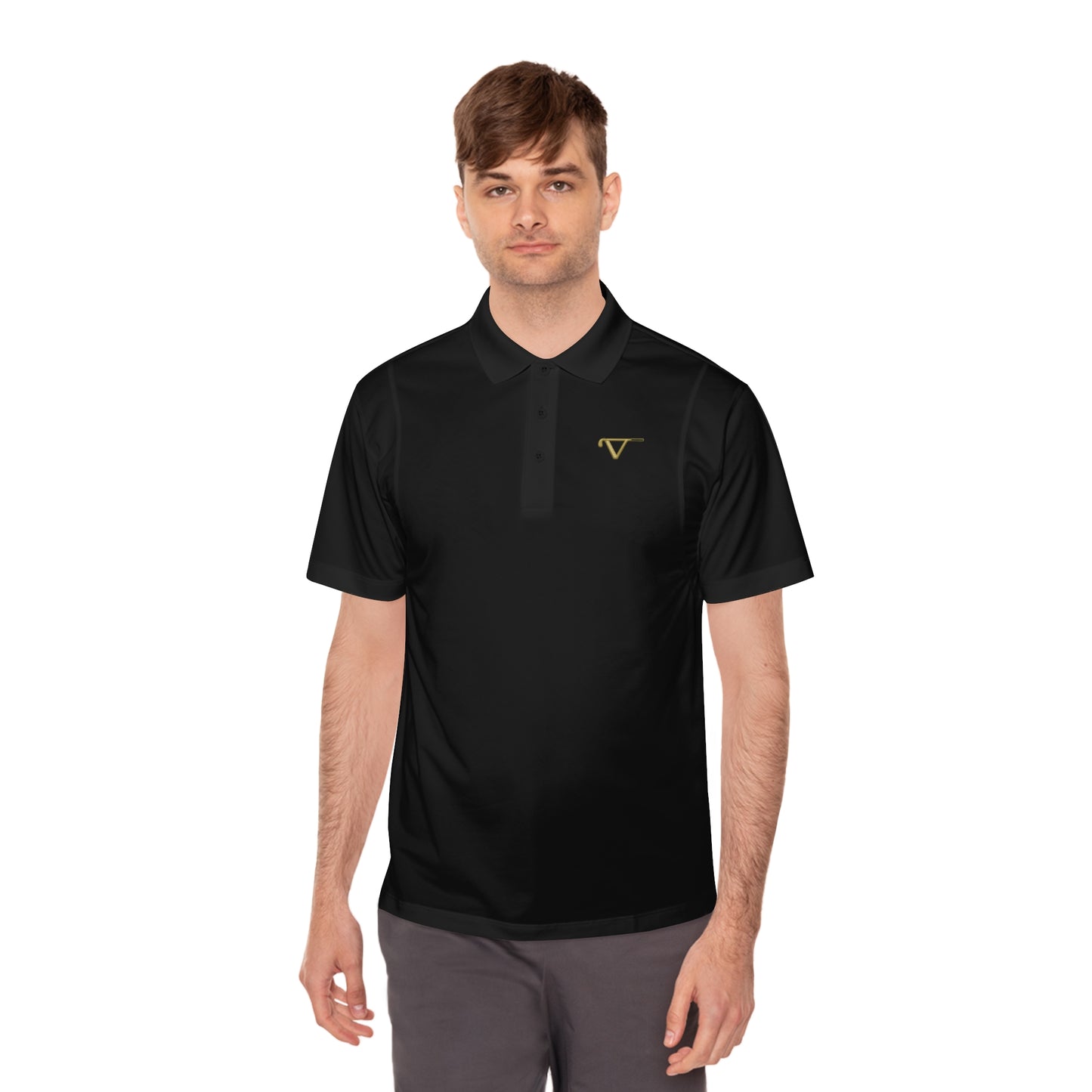 Men's ViaPar Logo Sport Polo Shirt - Stylish Athletic Wear