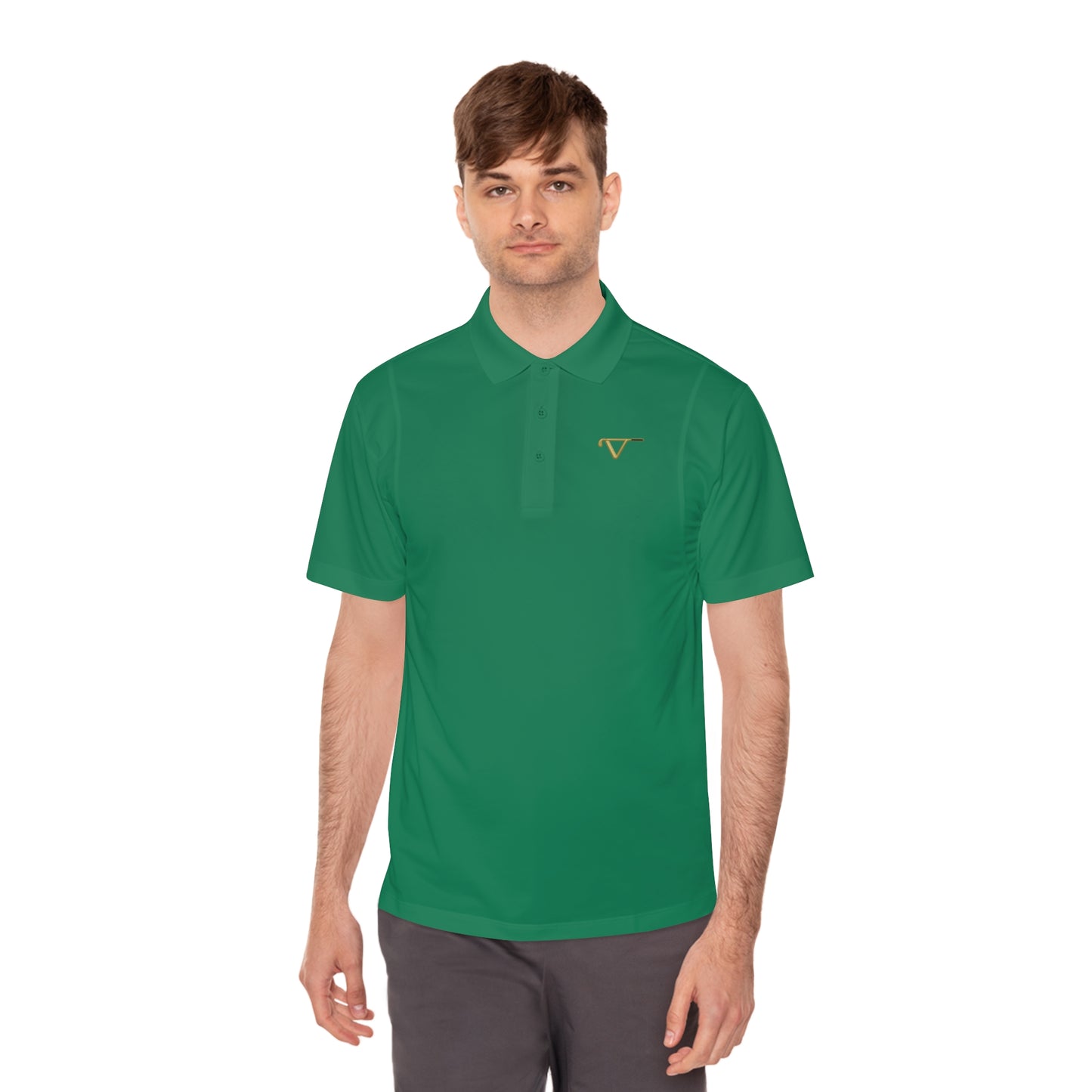 Men's ViaPar Logo Sport Polo Shirt - Stylish Athletic Wear