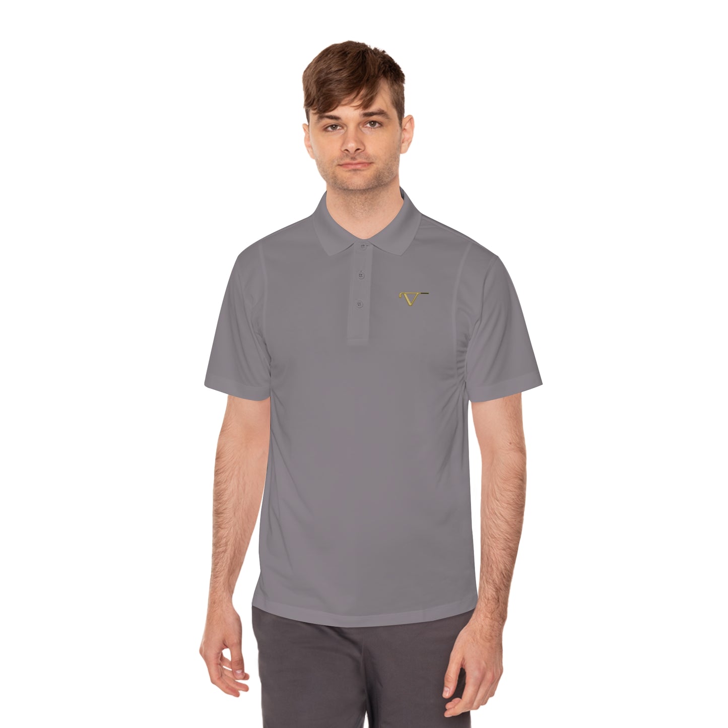 Men's ViaPar Logo Sport Polo Shirt - Stylish Athletic Wear