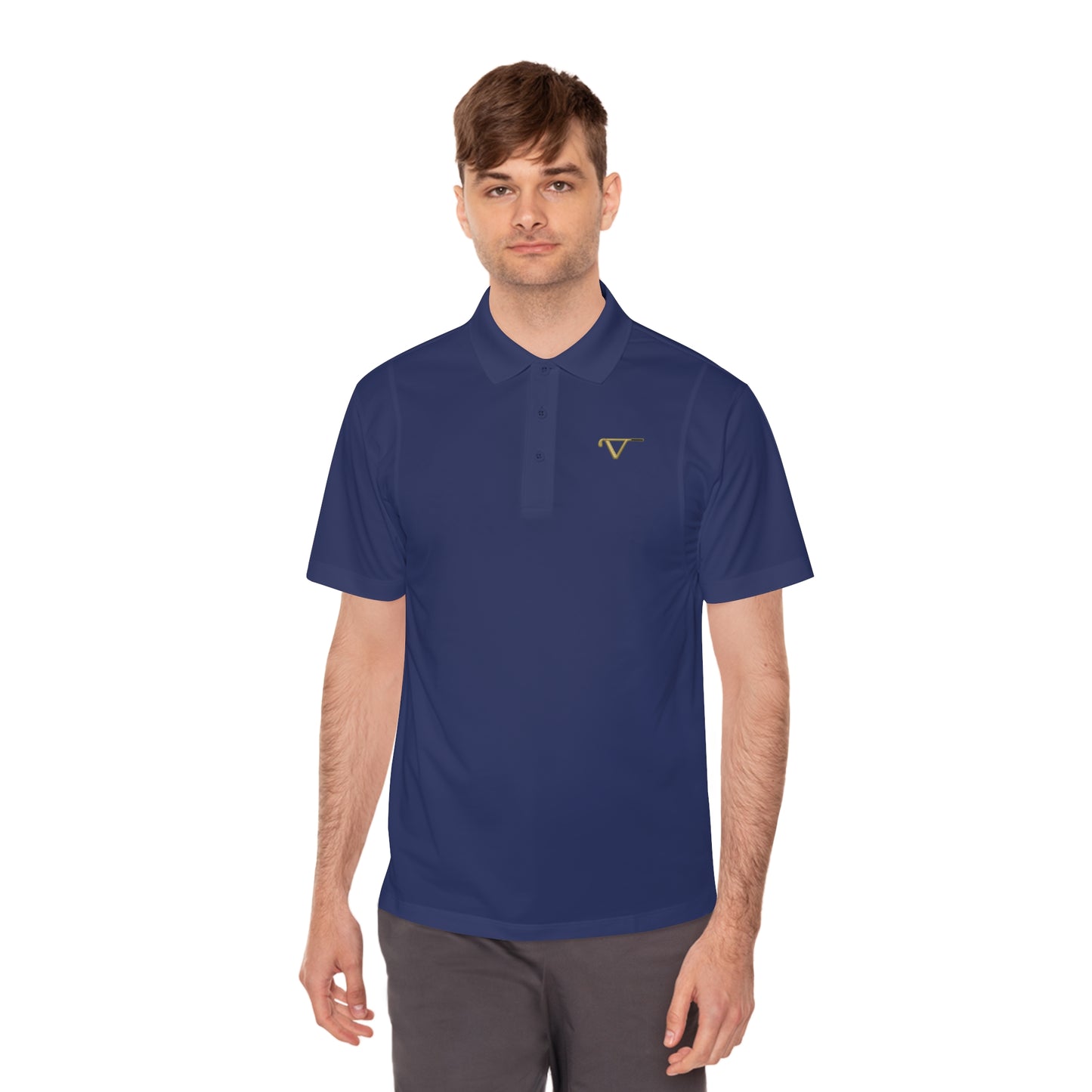 Men's ViaPar Logo Sport Polo Shirt - Stylish Athletic Wear