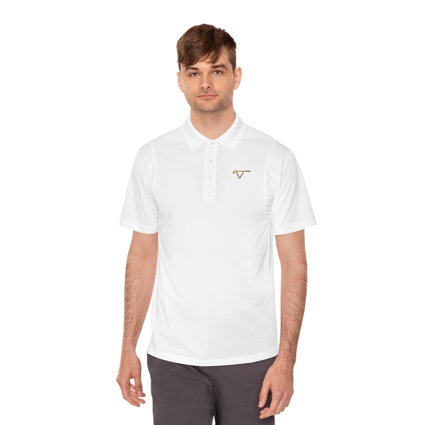 Men's ViaPar Logo Sport Polo Shirt - Stylish Athletic Wear