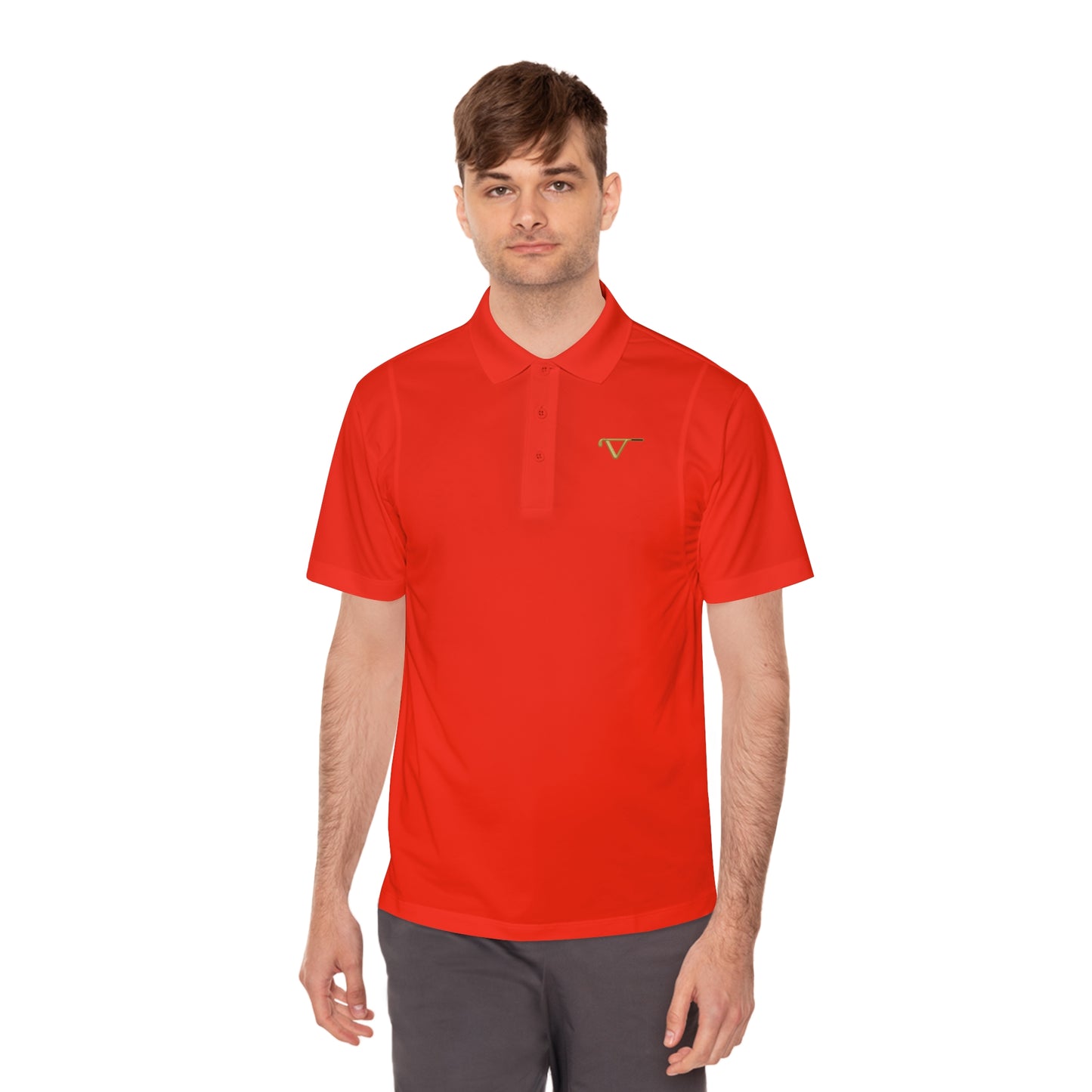 Men's ViaPar Logo Sport Polo Shirt - Stylish Athletic Wear