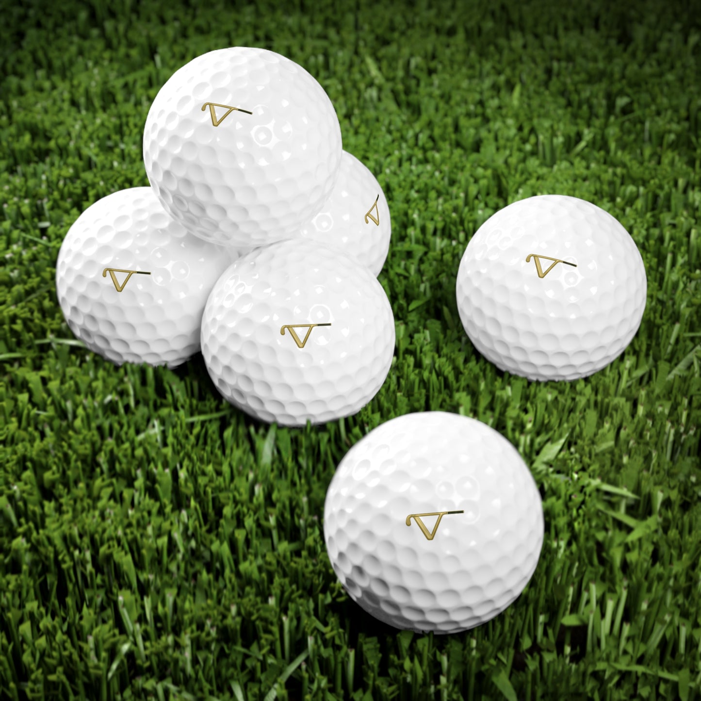 ViaPar Logo Premium Golf Balls - 6 Pack for the Avid Golfer