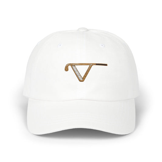 Classic Golf Hat with Elegant Embroidery