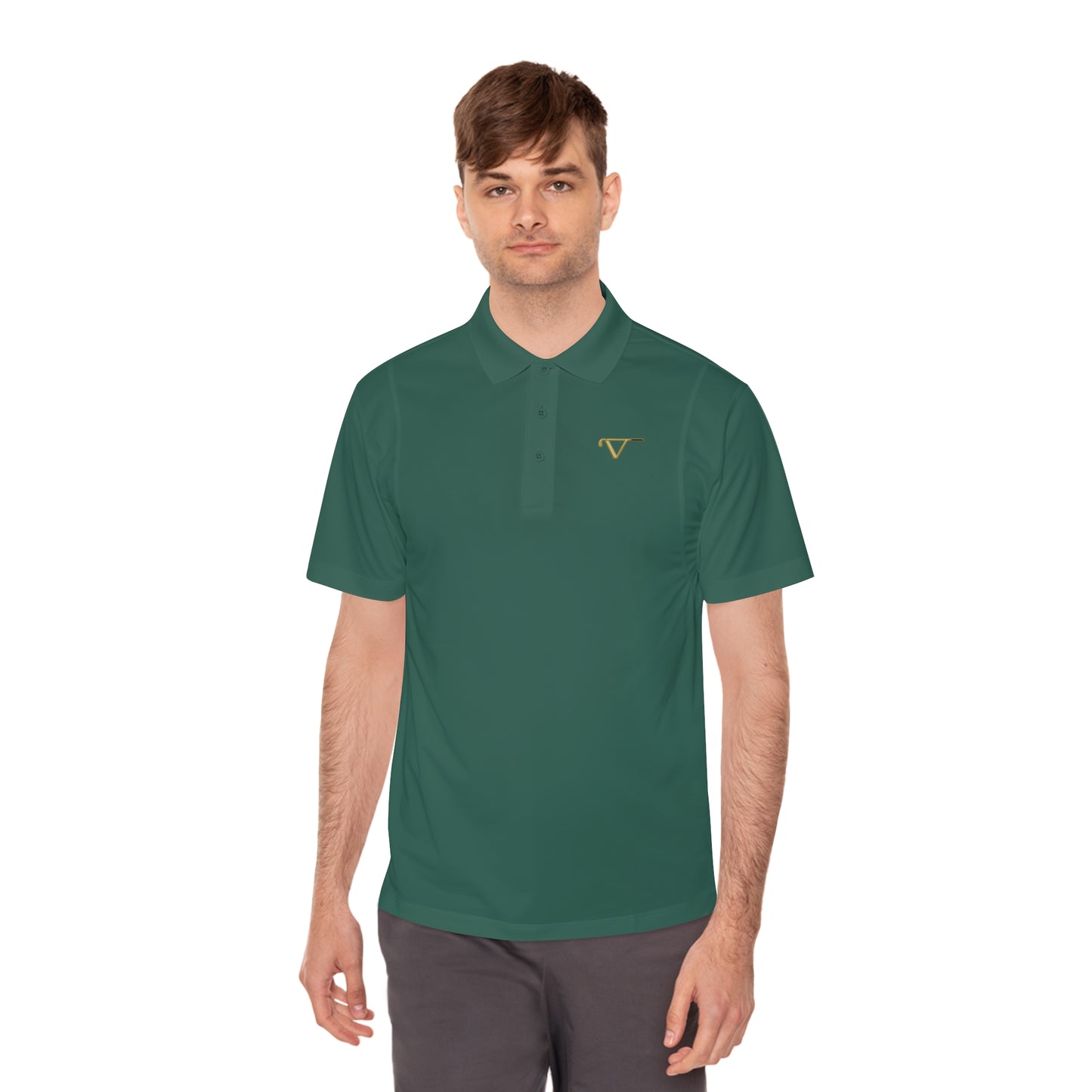 Men's ViaPar Logo Sport Polo Shirt - Stylish Athletic Wear