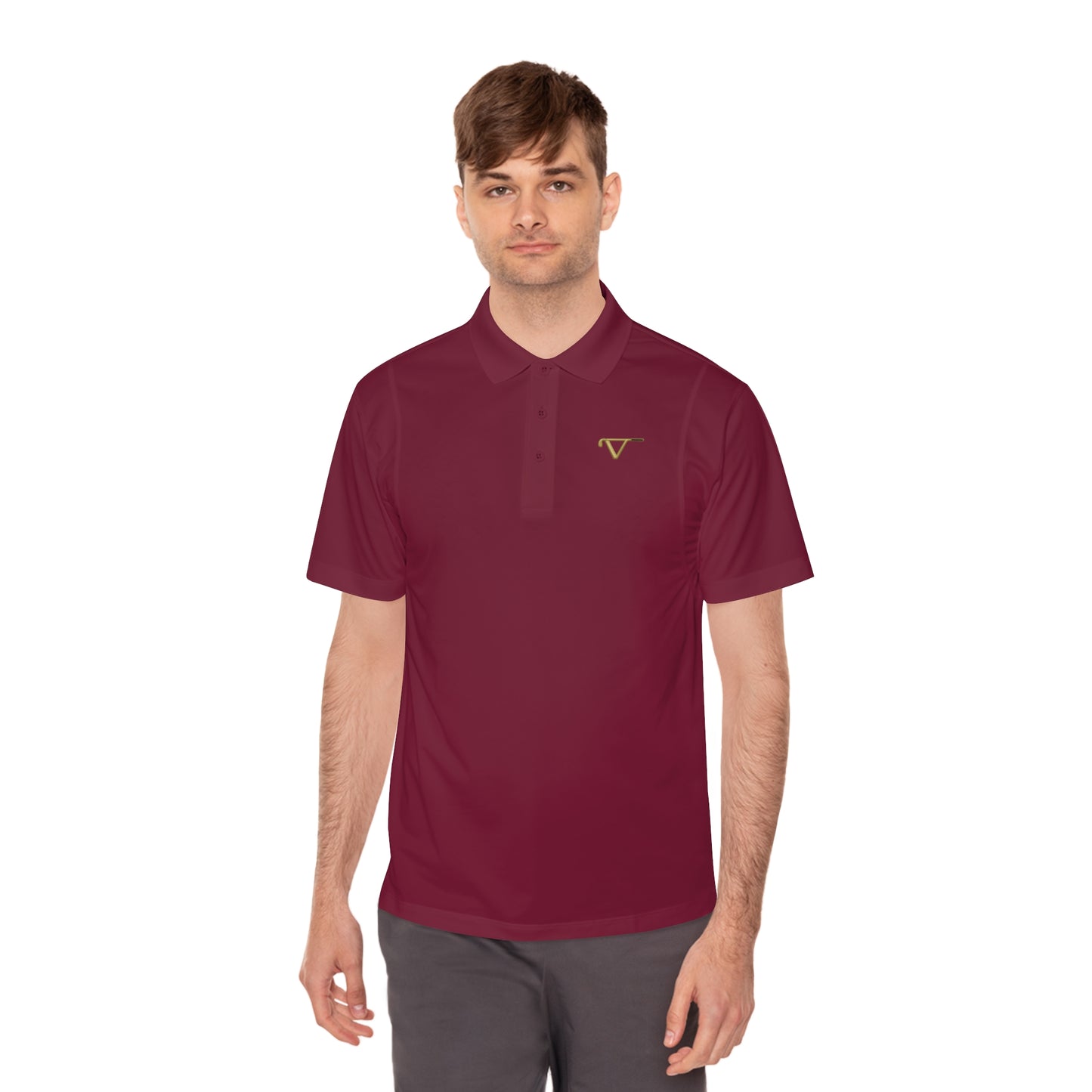 Men's ViaPar Logo Sport Polo Shirt - Stylish Athletic Wear