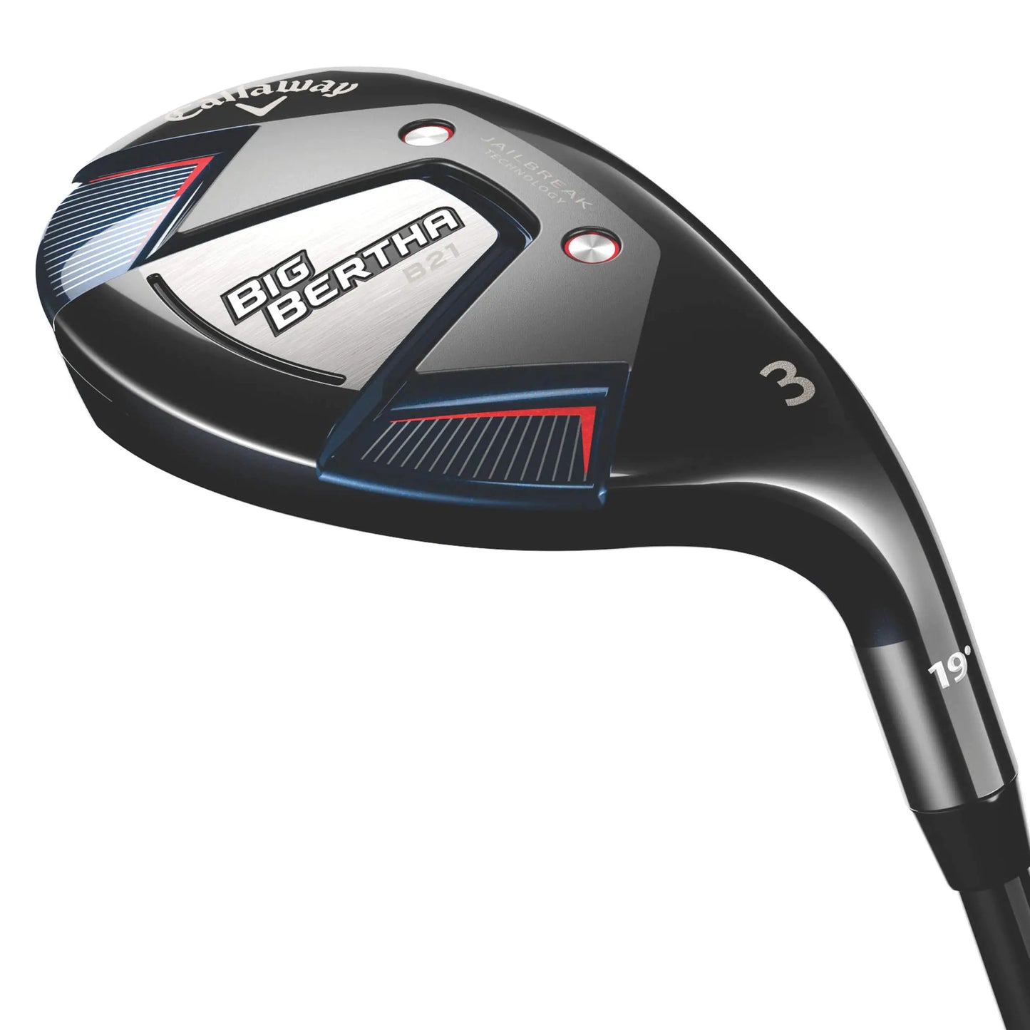 Callaway Big Bertha B21 Hybrid (Left  Graphite Regular 3 Hybrid)  Silver
