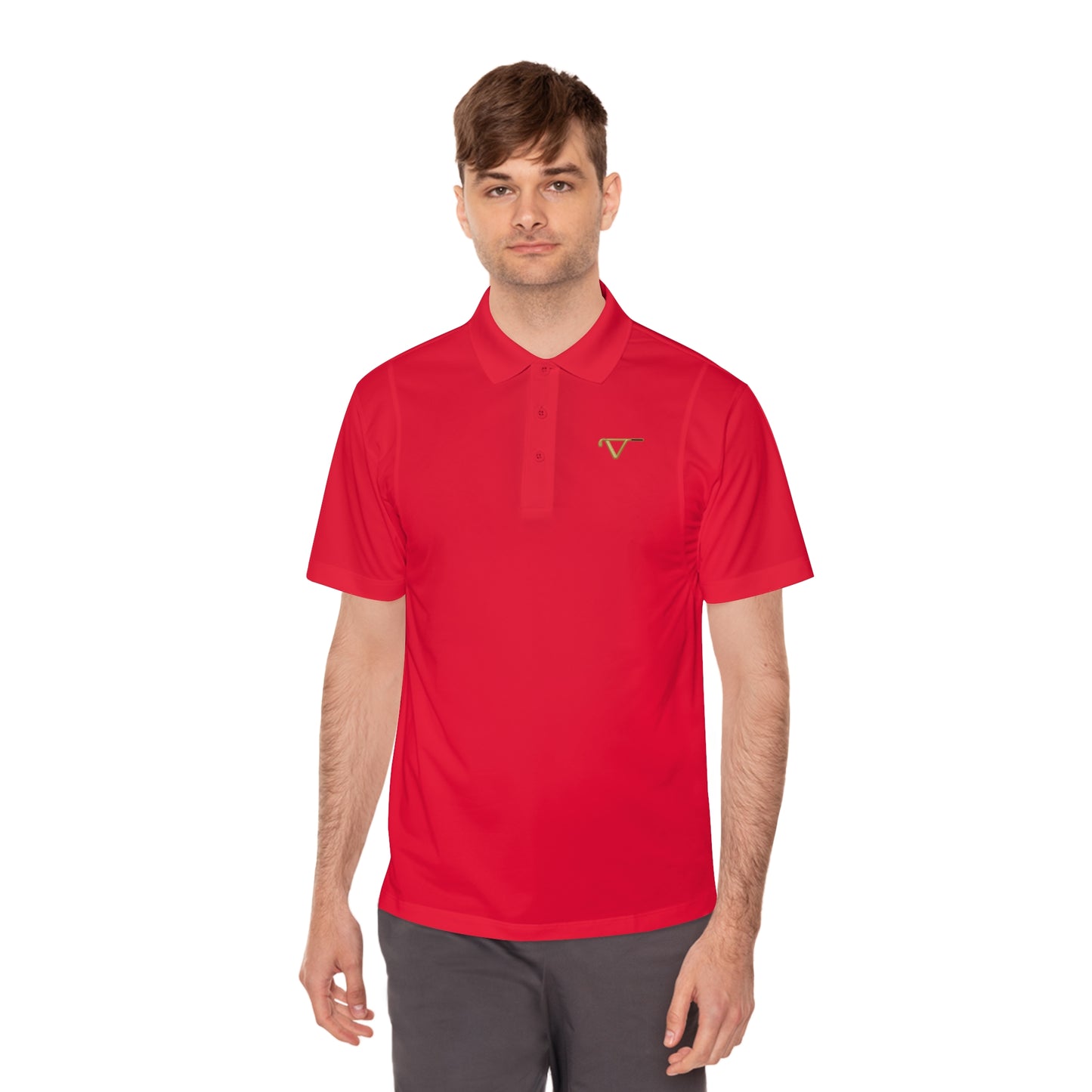 Men's ViaPar Logo Sport Polo Shirt - Stylish Athletic Wear