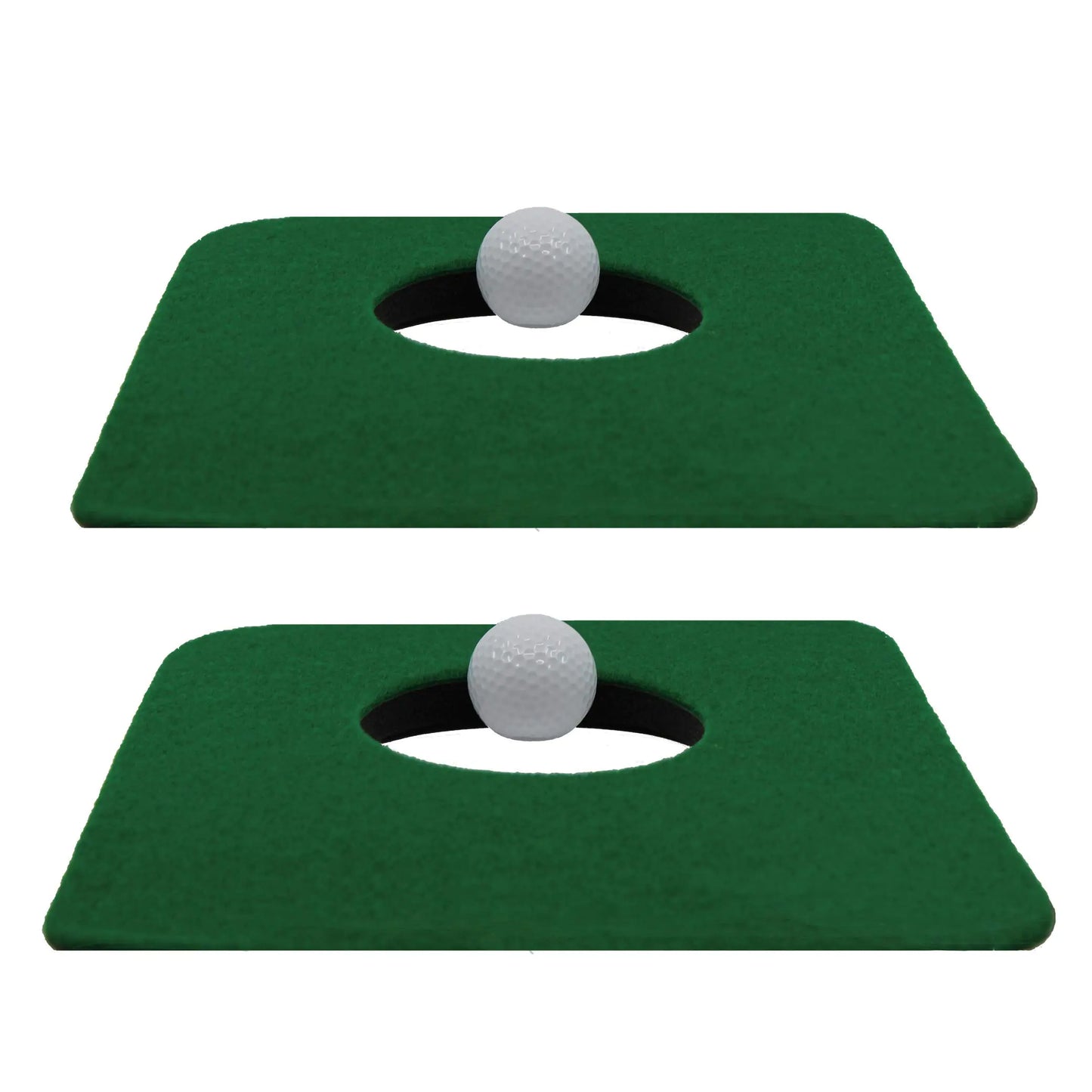 Upstreet Golf Putting Matt for Indoors Golf Putting Green or Mini Golf Set - Includes Two Indoor Putt Mats and Two Training Balls for Indoor Golf and Putting Practice