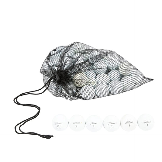 Clean Green Golf Balls 24 Ball Pack Recycled & Used Golf Balls for Titleist Pro V1 Golf Balls - Good Condition for Titleist Golf Balls - includes Mesh Carrying Bag