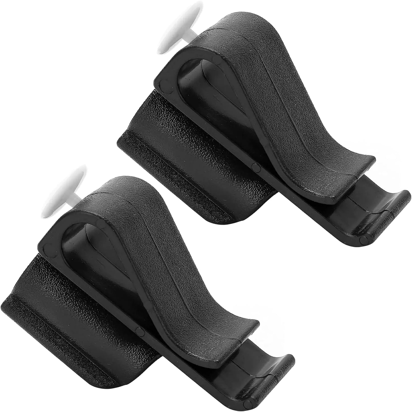 TypoGrove 2Pcs Golf Club Holder Golf Club Bag Accessories Golf Club Bag Clips Holder Organizer Value Durable Plastic Black Putting Clip for Men Women Golfer Golf Accessories