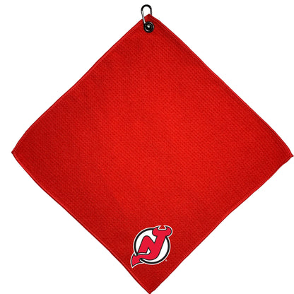 Team Golf NHL New Jersey Devils Microfiber Golf Towel 15x15 (Multicolor)