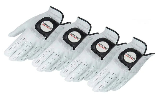 Kirkland Signature Golf Gloves Premium Cabretta Leather Large (4 Count)