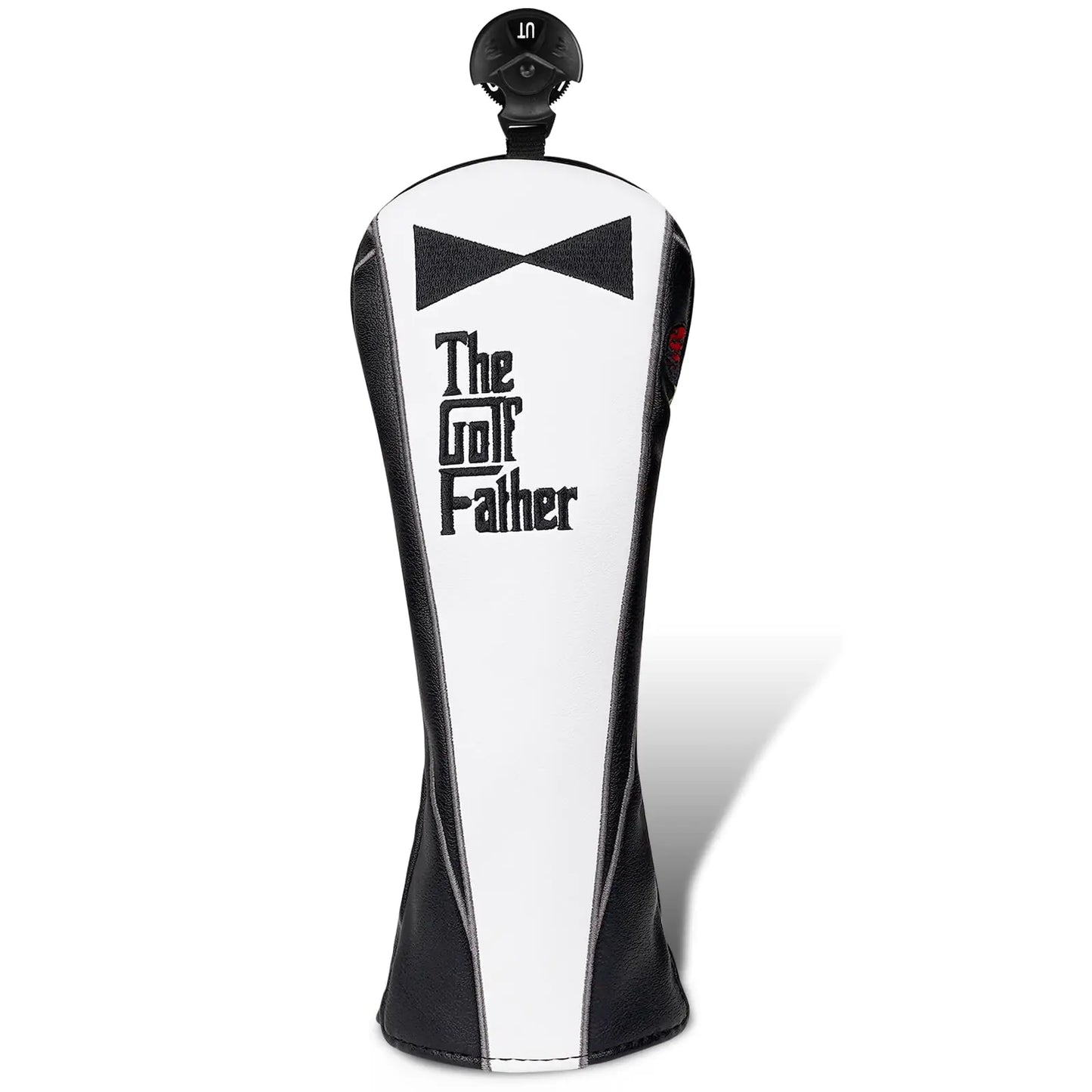 Golf Headcovers Black Golf Father Golf Head Covers Hybrid Head Covers for Golf Clubs Golf Headcovers Fairway Woods and Hybrid Fit Taylormade Callaway W/ # Tags (Hybrid Headcover)