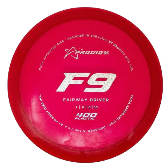 Prodigy Disc 400 F9 Disc Golf Disc - Understable Fairway Driver Disc Golf Disc for Beginners Extremely Durable Frisbee Golf Disc Golf Driver 170-176g Colors May Vary